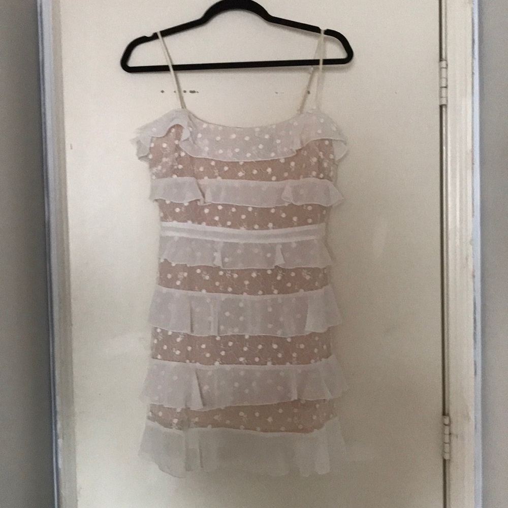 White lace dress
